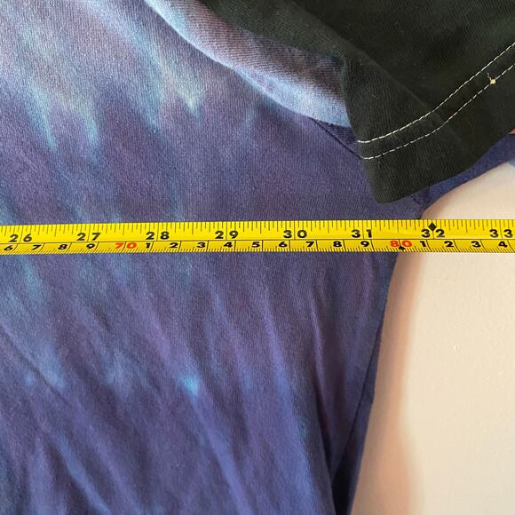 Liquid Blue Led Zeppelin Purple Black Tie-Dye Short Sleeve Tee T-Shirt Men's 4X - Picture 8 of 11